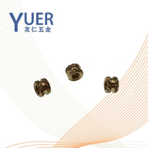 0685 精密机械用紧固件滚花热熔螺母