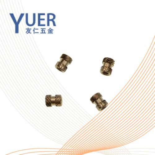 0840 精密机械用紧固件滚花热熔螺母 DIN 16903