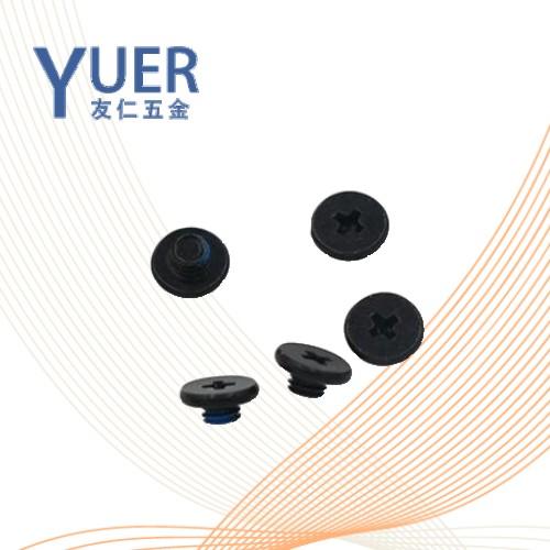 0638 精密机械用紧固件大扁头十字槽螺钉 黑锌