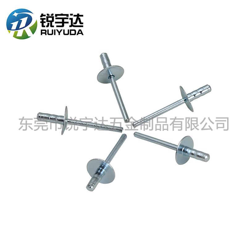 圆头双鼓大帽铁拉钉