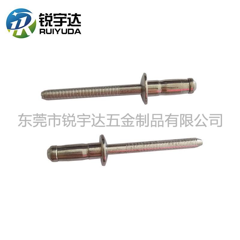 YJT8008 圆头单鼓型抽芯铆钉（替代YJT 1046）圆头单鼓不锈钢拉钉