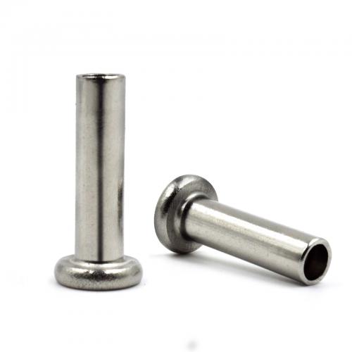 Stainless Steel Flat Head Semi-Hollow Rivet