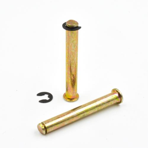Flat Head Grooved Pin Shaft with Clip Spring