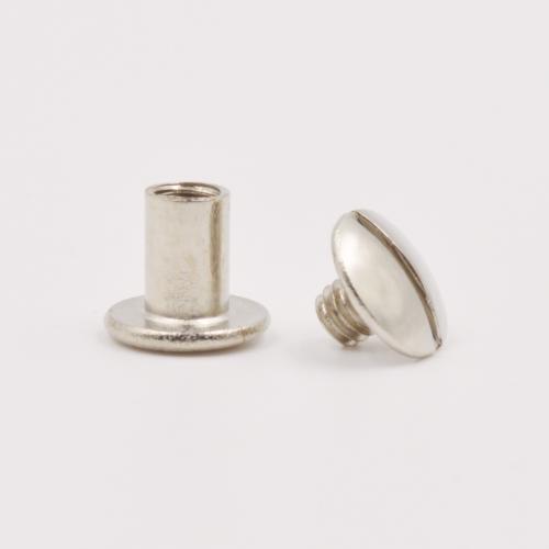 Round Flat Word Slot of Account Book Nail
