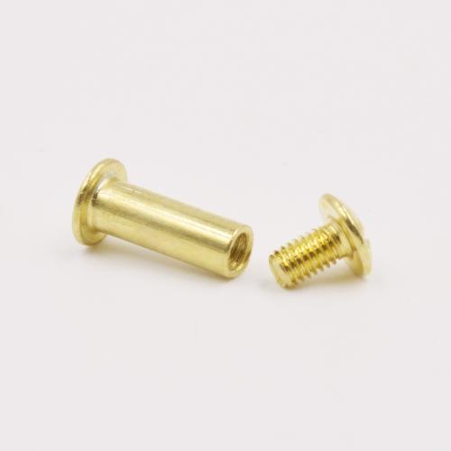 Flat Circular Cross Groove on the Lock Nail