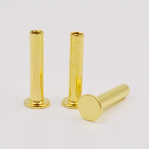 Brass plated accounting screws