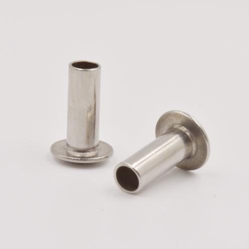 Stainless Steel Flat Round Half - Hollow Rivet