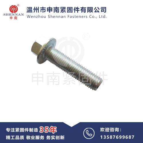 Q180 六角法兰面带齿螺栓