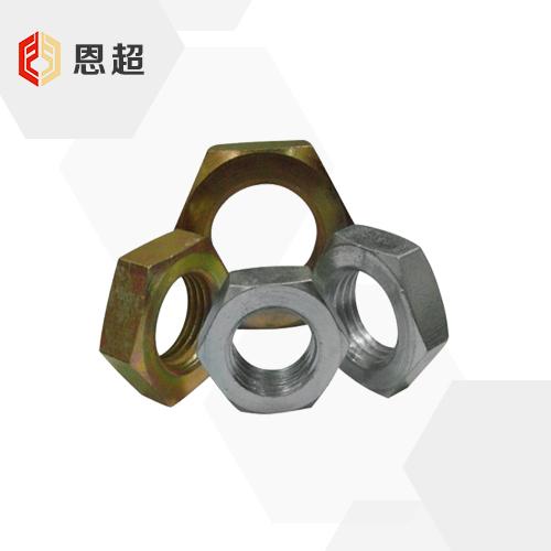 DIN 439(-1) 无倒角的六角薄螺母